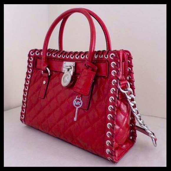 MICHAEL KORS HIPPIE GROMMET HAMILTON EW SATCHEL - Picture 3 of 8